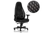 Gamer Stol - noblechairs ICON Series Real Leather - Black Gamer Stol - Sort - Læder - Op til 150 kg - NBL-ICN-RL-BLA