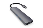 Dockingstation - Satechi Slim Aluminum Multi-Port Adapter - USB-C Interface - 4K HDMI - 2-Port USB-A - ST-CMAM