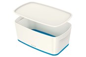 Arkivering & Opbevaring - Leitz Opbevaringsboks MyBox WOW Small med låg Blå - 52291036