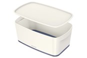 Arkivering & Opbevaring - Leitz MyBox Small opbevaringsboks med låg Hvid - 52291001