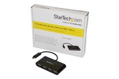 USB hub - StarTech.com USB-C Hub 4-Port USB hub - USB 2.0 - 4 ports - Sort - ST4200MINIC
