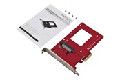Harddisk - tilbehør - StarTech.com U.2 to PCIe Adapter for 2.5" U.2 NVMe SSD - SFF-8639 - x4 PCI Express 3.0 - interfaceadapter - Ultra M.2 Card - PCIe 3.0 x4 - PEX4SFF8639