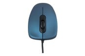 Mus - MODECOM MC-M10S - Mus - Optisk - 3 knapper - Blå - M-MC-M10S-400