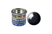 Modelbyg - Revell enamel paint # 07-black Shiny - 32107