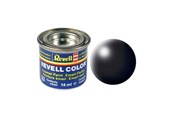 Modelbyg - Revell enamel paint # 302-black silk Matt - 32302