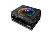 Strømforsyning - Thermaltake ToughPower iRGB PLUS TPI-1200DH3FCP Strømforsyning - 1200 Watt - 140 mm - ATX - 80 Plus Titanium certified - PS-TPI-1200F2FDPE-1