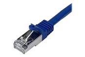 Netværkskabel - StarTech.com 0.5m Blue Cat6 / Cat 6 Shielded (SFTP) Patch Cable 0.5 m - patchkabel - 50 cm - blå - N6SPAT50CMBL