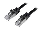 Netværkskabel - StarTech.com 0.5m Black Cat6 / Cat 6 Shielded (SFTP) Patch Cable 0.5 m - patchkabel - 50 cm - sort - Sort - 0.5m - N6SPAT50CMBK