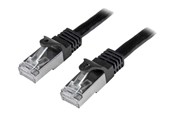 Netværkskabel - StarTech.com 3m Black Cat6 / Cat 6 Shielded (SFTP) Patch Cable 3 m - patchkabel - 3 m - sort - N6SPAT3MBK
