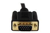 Skærmkabel - StarTech.com 6ft HDMI to VGA active converter cable HDMI to VGA adapter - video transformer - sort - HD2VGAMM6