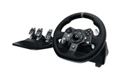 Spil tilbehør - Logitech G920 Driving Force - rat og pedalsæt - kabling - Wired Steering wheel & Pedal set - Microsoft Xbox One - 941-000124
