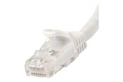 Netværkskabel - StarTech.com 0.5m White Cat6 / Cat 6 Snagless Ethernet Patch Cable 0.5 m - netværkskabel - 50 cm - hvid - Hvid - 0.5m - N6PATC50CMWH