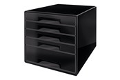 Skrivebordstilbehør - Leitz Skuffekabinet Desk Cube 5-skuffer Sort - 52531095