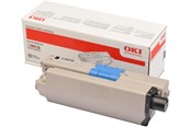 Blæk, Toner & Forbrugsstoffer - OKI - sort - original - tonerpatron (alternativ til:  46490624) - 46490624