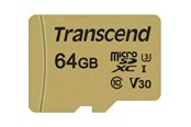 Hukommelseskort - Transcend 500S microSDXC UHS-3 - 64GB - TS64GUSD500S