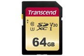Hukommelseskort - Transcend 500S SDXC UHS-3 - 64GB - TS64GSDC500S