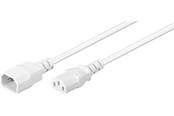 Strømkabel (ekstern) - Pro Power cable C14 - C13 - Hvid - 0.5m - 4040849975813