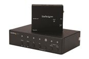 Repeater, boostere, bridges & transceiver - StarTech.com VGA DisplayPort and HDMI Over CAT5 HDBaseT Extender Switch - video/audio extender - HDMI - STDHVHDBT