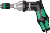 Værktøj - Wera 7442 Kraftform pistolgreb, indstillelige momentskruetrækkere med Rapidaptor hurtigskift, 1/4 tomme, 3,0 - 6,0 Nm - 05074702001