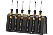 Værktøj - Wera 1550/6 ESD elektronik-skruetrækkersæt + rack, 9 dele - 5030180001