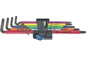 Håndværktøj  - Wera 967/9 TX SXL Multicolour HF 1 Vinkelnøglesæt med holdefunktion, lang, 9 dele - 5024470001