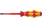 Håndværktøj - Wera 165 iS PZ/S VDE-isoleret skruetrækker til PlusMinus-skruer (Pozidriv/lige kærv) med reduceret klingediameter, PZ/S # 1 x 80 mm - 5006465001