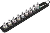 Værktøj - Wera Belt 3 TORX® HF Zyklop bit-top-sæt TORX®, med holdefunktion, 1/4"-tilslutning, 10 dele - 5003882001