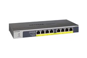 Switch - Netgear GS108LP-100EUS 8-Port Gigabit Ethernet PoE+ Unmanaged Switch with FlexPoE (60W) - GS108LP-100EUS