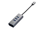 USB hub - Satechi Type-C 2-in-1 USB Hub (with Ethernet) USB hub - USB 3.0 - 3 ports - Grå - ST-TC2N1USB31AM