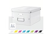 Arkivering & Opbevaring - Leitz Opbevaringsboks  Click & Store WOW Medium Hvid - 60440001