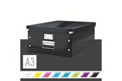 Arkivering & Opbevaring - Leitz Opbevaringsboks Click & Store WOW Large Sort - 60450095