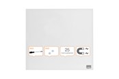 Konference & Præsentation - Nobo Whiteboard glastavle 300x300 mm, hvid - 1903956