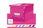 Arkivering & Opbevaring - Leitz Opbevaringsboks Click & Store WOW Cube Medium Pink - 61090023
