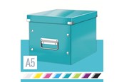 Arkivering & Opbevaring - Leitz Opbevaringsboks Click & Store WOW Cube Medium Isblå - 61090051
