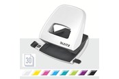 Hulapparater & Hæftemaskiner - Leitz Hulapparat 5008 NeXXt WOW, 2-huls 30 ark Hvid - 50081001