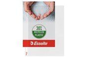 Lommer, Omslag & Registre - Esselte Premium lomme A4 115my, åbning i top og venstre side, 30 % præ-consumer recirkuleret plast - 56191