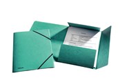 Mapper og Clipboards - Esselte 3-klap elastikmappe  FSC® A4 Grøn - 1326508