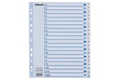 Lommer, Omslag & Registre - Esselte Register PP A4 Maxi A-Å hvid - 100149