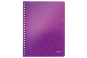 Blokke, Formularer & Notesbøger - Leitz Notesblok WOW PP A4 linjeret 80 gram 80 ark Lilla - 46370062