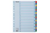 Lommer, Omslag & Registre - Esselte Register  Mylar A4 1-20 flerfarve - 100163