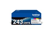 Blæk, Toner & Forbrugsstoffer - Brother TN243CMYK / TN 243CMYK Value Pack 4-Pack - TN243CMYK