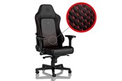 Gamer Stol - noblechairs HERO Gaming Chair - Black/Red Gamer Stol - Sort / Rød - PU Læder - Op til 150 kg - NBL-HRO-PU-BRD