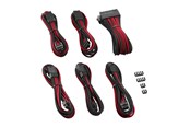Strømkabel (ekstern) - CableMod PRO ModMesh Cable Extension Kit - Black/Red - CM-PCAB-BKIT-NKKR-3PK-R