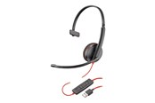Hovedtelefoner/headset - Poly Blackwire C3210 USB-A - 209744-22