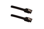 SATA & ATA kabel - DUTZO Sleeved SATA kabel - Sort - 0.5 m - DSC-SATASL05BLK