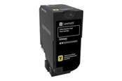 Blæk, Toner & Forbrugsstoffer - Lexmark Toner yellow  7K CS720 - 74C0S40
