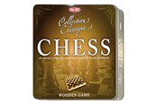 Brætspil - Tactic Wooden Chess in Tin box - 14001