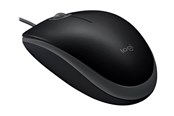 Mus - Logitech B110 Silent - mouse - Black - USB - Mus - Optisk - 3 knapper - Sort - 910-005508
