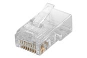 Netværkstilbehør - Pro RJ45 plug CAT 5e UTP unshielded - for round cable (1 pc) - 4040849725005