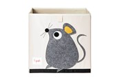 Børneværelse - 3 Sprouts Opbevaringskasse, Mouse - IBXMOU